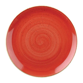 DW368 Churchill Stonecast Coupe Bowls Berry Red 182mm (Pack of 12) - JD Catering Equipment Solutions Ltd
