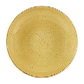 DW377 Churchill Stonecast Coupe Bowls Mustard Seed Yellow 310mm (Pack of 6) - JD Catering Equipment Solutions Ltd