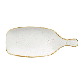 DY879 Churchill Stonecast Handled Paddles Barley White 284mm (Pack of 6) - JD Catering Equipment Solutions Ltd