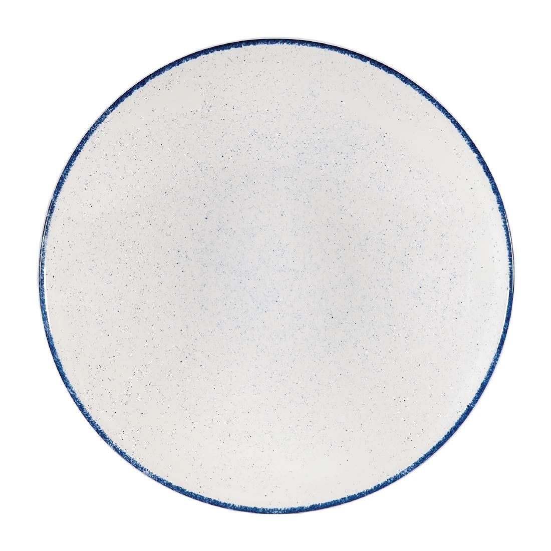 Churchill Stonecast Hints Coupe Bowls Indigo Blue 385mm (Pack of 4) JD Catering Equipment Solutions Ltd
