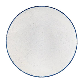 DW383 Churchill Stonecast Hints Coupe Bowls Indigo Blue 385mm (Pack of 4) - JD Catering Equipment Solutions Ltd