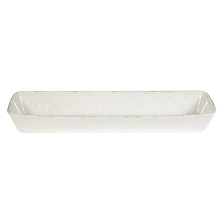 DY203 Churchill Stonecast Hints Rectangular Baking Dishes Barley White 160 x 530mm - JD Catering Equipment Solutions Ltd