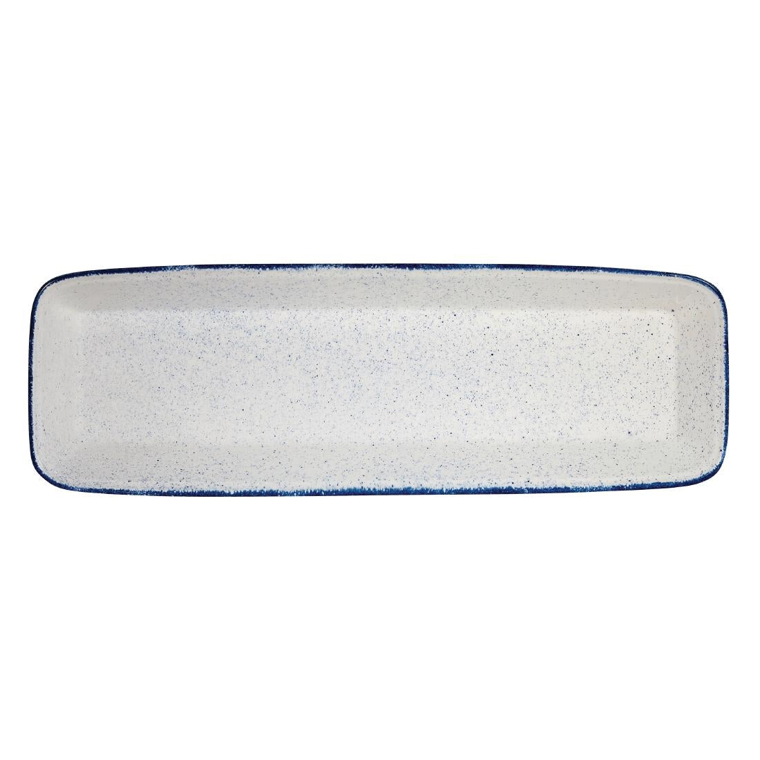 Churchill Stonecast Hints Rectangular Baking Dishes Indigo Blue 160 x 530mm JD Catering Equipment Solutions Ltd