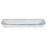 Churchill Stonecast Hints Rectangular Baking Dishes Indigo Blue 160 x 530mm JD Catering Equipment Solutions Ltd