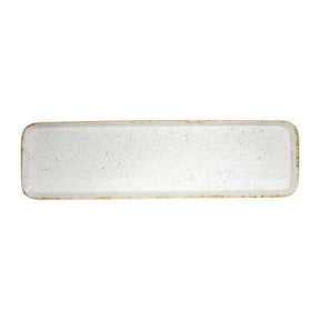 DY204 Churchill Stonecast Hints Rectangular Flat Trays Barley White 150 x 530mm - JD Catering Equipment Solutions Ltd