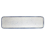 Churchill Stonecast Hints Rectangular Flat Trays Indigo Blue 150 x 530mm (Pack of 4) JD Catering Equipment Solutions Ltd