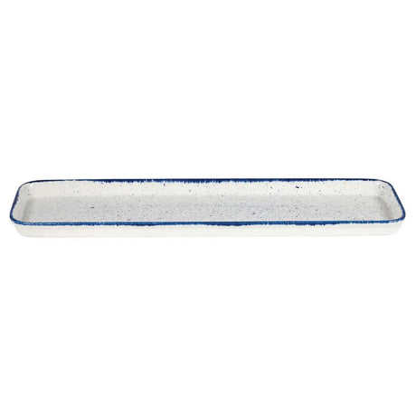 DY210 Churchill Stonecast Hints Rectangular Flat Trays Indigo Blue 150 x 530mm (Pack of 4) - JD Catering Equipment Solutions Ltd