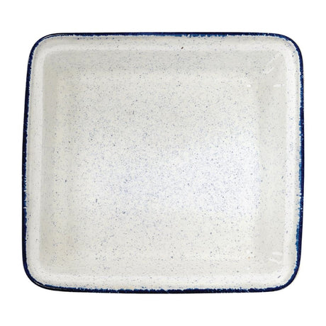 Churchill Stonecast Hints Small Casserole Dishes Indigo Blue 194mm (Pack of 4) JD Catering Equipment Solutions Ltd