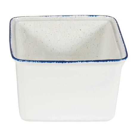 DY211 Churchill Stonecast Hints Small Casserole Dishes Indigo Blue 194mm (Pack of 4) - JD Catering Equipment Solutions Ltd