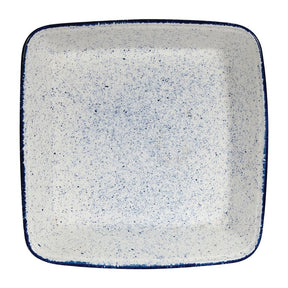 Churchill Stonecast Hints Square Baking Dishes Indigo Blue 250mm (Pack of 6) JD Catering Equipment Solutions Ltd