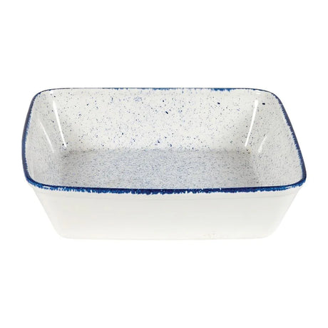 DY206 Churchill Stonecast Hints Square Baking Dishes Indigo Blue 250mm (Pack of 6) - JD Catering Equipment Solutions Ltd