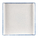 Churchill Stonecast Hints Square Plates Indigo Blue 303mm (Pack of 4) JD Catering Equipment Solutions Ltd