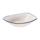 Churchill Stonecast Hints Triangle Bowls Indigo Blue 235mm (Pack of 12) JD Catering Equipment Solutions Ltd