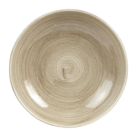Churchill Stonecast Patina Antique Coupe Bowls Taupe 248mm (Pack of 12) JD Catering Equipment Solutions Ltd