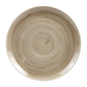 HC786 Churchill Stonecast Patina Antique Coupe Plates Taupe 288mm (Pack of 12) - JD Catering Equipment Solutions Ltd