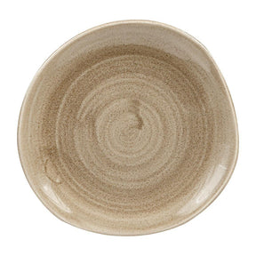 HC803 Churchill Stonecast Patina Antique Organic Round Plates Taupe 186mm (Pack of 12) - JD Catering Equipment Solutions Ltd