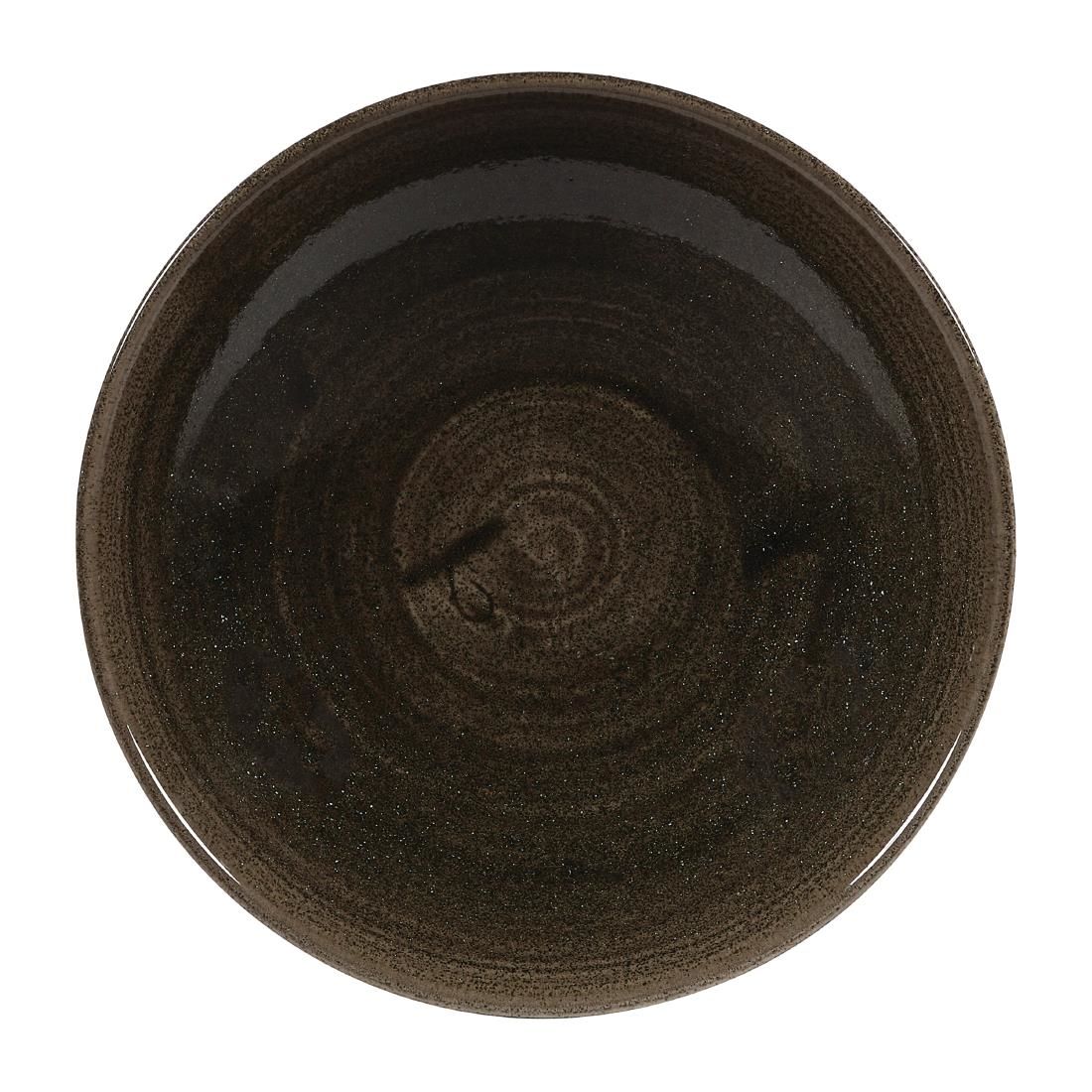 Churchill Stonecast Patina Evolve Coupe Bowls Iron Black 182mm (Pack of 12) JD Catering Equipment Solutions Ltd