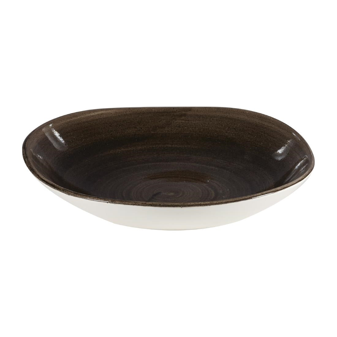 Churchill Stonecast Patina Round Trace Bowls Iron Black 253mm (Pack of 12) JD Catering Equipment Solutions Ltd