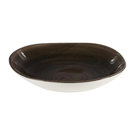 DY906 Churchill Stonecast Patina Round Trace Bowls Iron Black 253mm (Pack of 12) - JD Catering Equipment Solutions Ltd