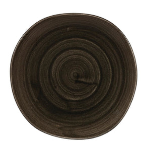 Churchill Stonecast Patina Round Trace Plates Iron Black 210mm (Pack of 12) JD Catering Equipment Solutions Ltd
