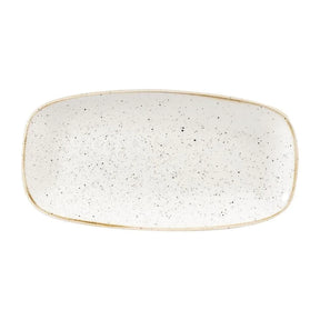 DW324 Churchill Stonecast Rectangular Plates Barley White 153 x 298mm - JD Catering Equipment Solutions Ltd