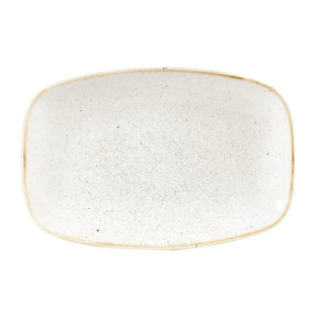DW325 Churchill Stonecast Rectangular Plates Barley White 157 x 237mm - JD Catering Equipment Solutions Ltd