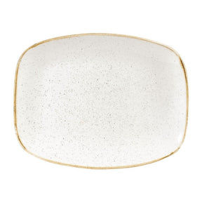 DW320 Churchill Stonecast Rectangular Plates Barley White 245 x 355mm - JD Catering Equipment Solutions Ltd