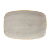 DW331 Churchill Stonecast Rectangular Plates Peppercorn Grey 199 x 300mm - JD Catering Equipment Solutions Ltd