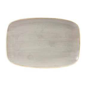 DW329 Churchill Stonecast Rectangular Plates Peppercorn Grey 245 x 355mm - JD Catering Equipment Solutions Ltd