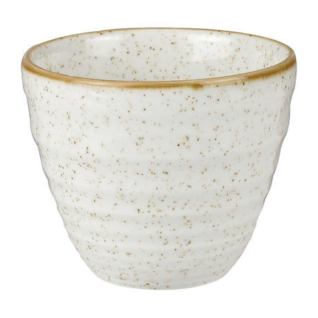 Churchill Stonecast Round Chip Mugs Barley White Ripple 285ml (Pack of 12) JD Catering Equipment Solutions Ltd