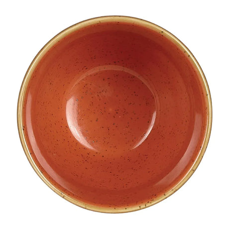 HC834 Churchill Stonecast Round Chip Mugs Spiced Orange Ripple 285ml (Pack of 12) - JD Catering Equipment Solutions Ltd