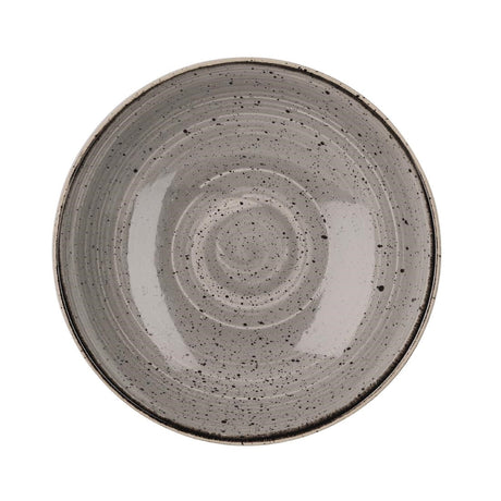 Churchill Stonecast Round Coupe Bowl Peppercorn Grey 220mm (Pack of 12) JD Catering Equipment Solutions Ltd