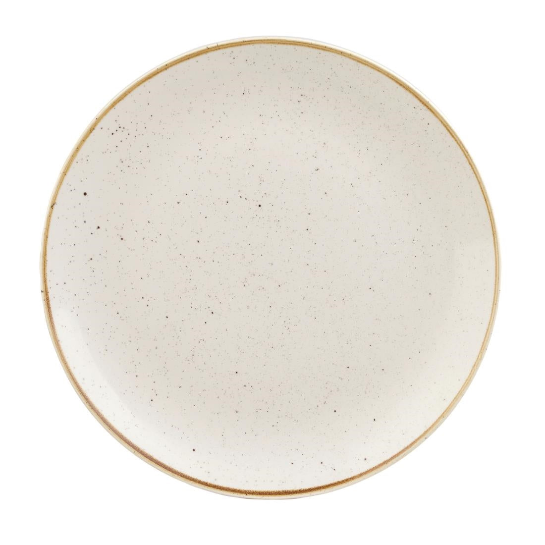Churchill Stonecast Round Coupe Plate Barley White 295mm (Pack of 12) JD Catering Equipment Solutions Ltd