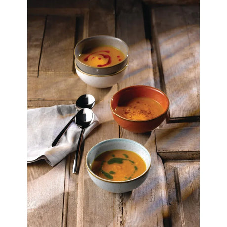HC830 Churchill Stonecast Round Soup Bowls Barley White 132mm (Pack of 12) - JD Catering Equipment Solutions Ltd