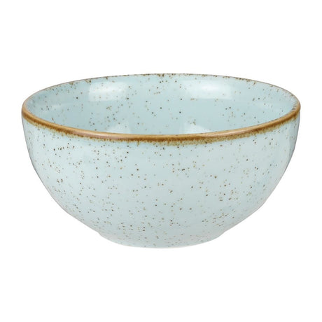 Churchill Stonecast Round Soup Bowls Duck Egg 132mm (Pack of 12) JD Catering Equipment Solutions Ltd