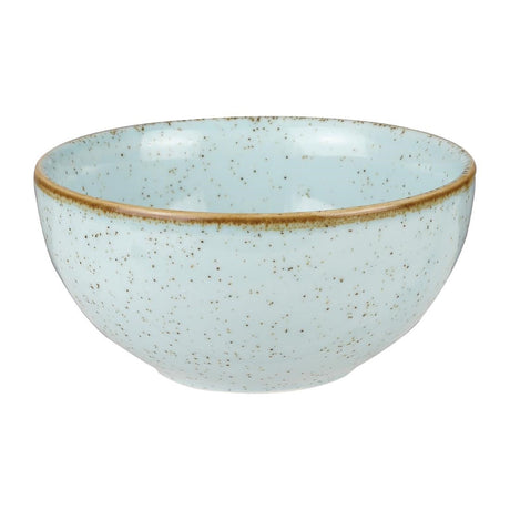 Churchill Stonecast Round Soup Bowls Duck Egg 132mm (Pack of 12) JD Catering Equipment Solutions Ltd