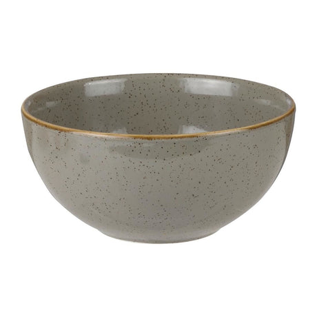Churchill Stonecast Round Soup Bowls Peppercorn Grey 132mm (Pack of 12) JD Catering Equipment Solutions Ltd