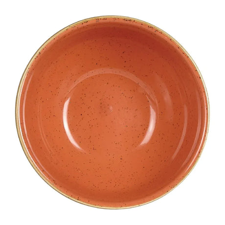 HC836 Churchill Stonecast Spiced Orange Soup Bowls 132mm (Pack of 12) - JD Catering Equipment Solutions Ltd