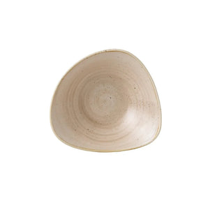 GR942 Churchill Stonecast Triangle Bowl Nutmeg Cream 235mm (Pack of 12) - JD Catering Equipment Solutions Ltd