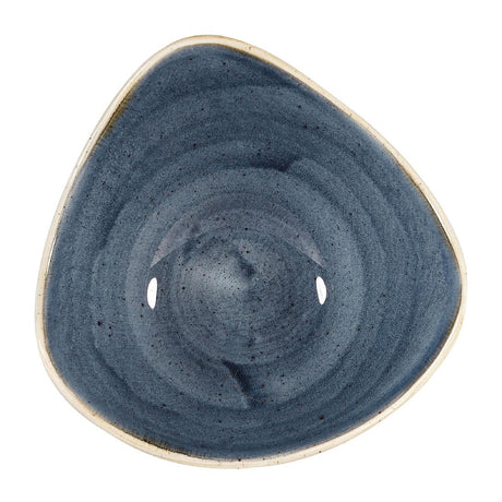 Churchill Stonecast Triangular Bowls Blueberry 185mm (Pack of 12) JD Catering Equipment Solutions Ltd