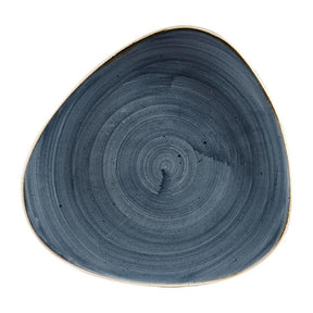 DW362 Churchill Stonecast Triangular Plates Blueberry 265mm (Pack of 12) - JD Catering Equipment Solutions Ltd