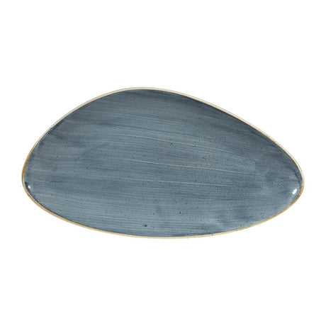 Churchill Stonecast Triangular Plates Blueberry 355mm (Pack of 6) JD Catering Equipment Solutions Ltd