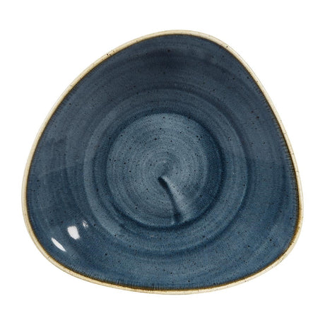 Churchill Stonecast Triangular Shallow Bowls Blueberry 210mm (Pack of 12) JD Catering Equipment Solutions Ltd