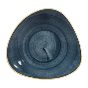 DY798 Churchill Stonecast Triangular Shallow Bowls Blueberry 210mm (Pack of 12) - JD Catering Equipment Solutions Ltd
