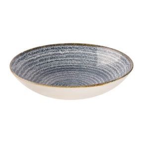 DS525 Churchill Studio Prints Homespun Coupe Bowls Slate Blue 182mm (Pack of 12) - JD Catering Equipment Solutions Ltd