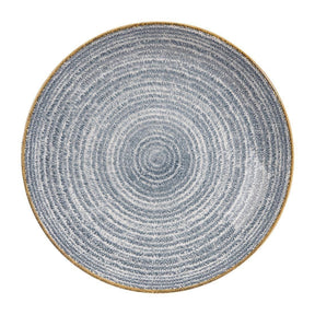 DS524 Churchill Studio Prints Homespun Coupe Bowls Slate Blue 248mm (Pack of 12) - JD Catering Equipment Solutions Ltd