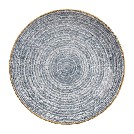 Churchill Studio Prints Homespun Coupe Bowls Slate Blue 248mm (Pack of 12) JD Catering Equipment Solutions Ltd