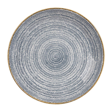DS524 Churchill Studio Prints Homespun Coupe Bowls Slate Blue 248mm (Pack of 12) - JD Catering Equipment Solutions Ltd