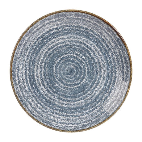 Churchill Studio Prints Homespun Coupe Plates Slate Blue 165mm (Pack of 12) JD Catering Equipment Solutions Ltd