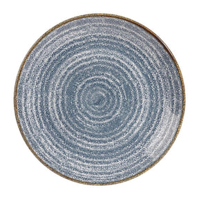 DS523 Churchill Studio Prints Homespun Coupe Plates Slate Blue 165mm (Pack of 12) - JD Catering Equipment Solutions Ltd